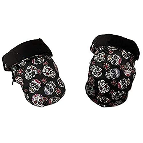 Babyline Lovely Skull – guanti, Unisex, colore: Nero