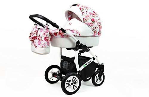 SaintBaby Passeggino Trio 3in1 2in1 Isofix Ovetto Compatto Tropic Dream by  Hibiscus 2in1 Senza Ovetto