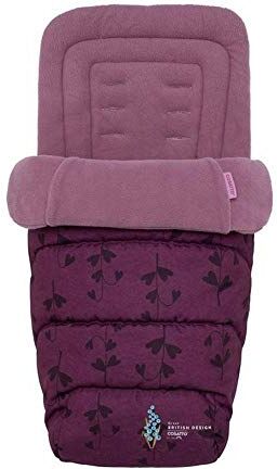 Cosatto Universal Footmuff – Cosy Toes, All Season Quilted Pushchair Liner, Washable (Fairy Garden)