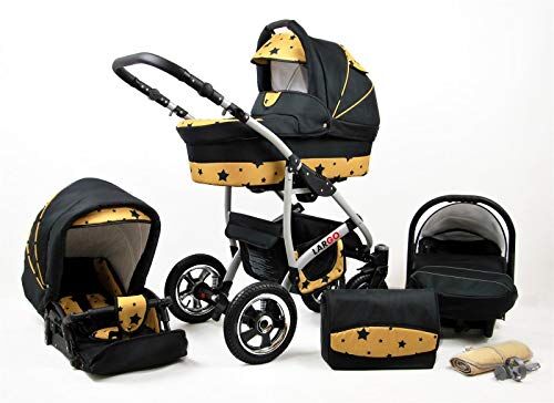 SaintBaby Passeggino Trio 3in1 2in1 Isofix Ovetto Compatto New L-Go by  Gold Star 3in1 con Ovetto