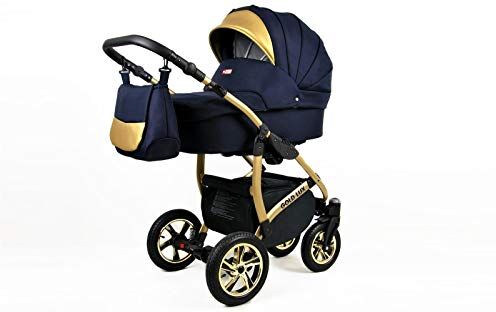 SaintBaby Passeggino Trio 3in1 2in1 Isofix Ovetto Compatto Gold-Deluxe by  Shell 2in1 Senza Ovetto