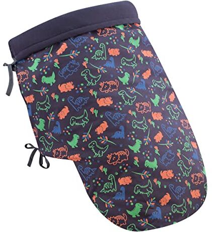 JYOKO KIDS Sacco Coperta per Bambino copri piedi per passeggino, Cotone Primavera/Mezza stagione (80 Cm, HAPPY DINO)