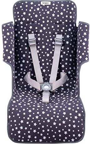 JYOKO KIDS Materassino per passeggino compatibile con  Quest, Techno, Triumph, XT 100% Cotone (WINTER SKY)