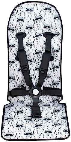 JYOKO KIDS Materassino in 100% cotone per passeggino e passeggino, compatibile con Bugaboo Butterfly (Raccoon)