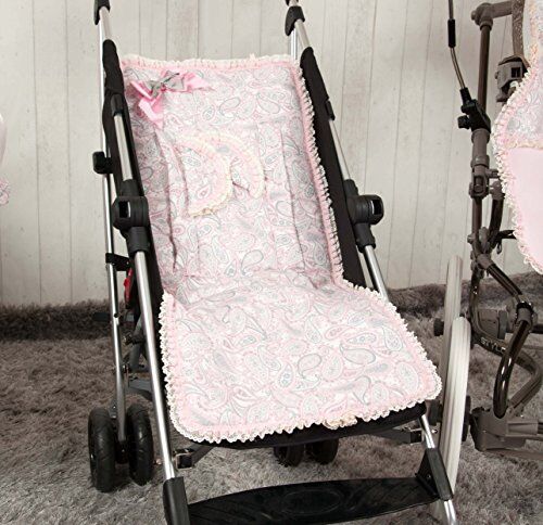Babyline Materassino leggero per passeggino, colore: Rosa