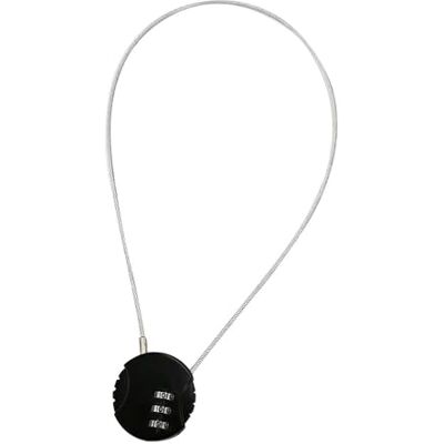 Dooky Lucchetto compatto a combinazione con cavo, robusto antifurto per passeggino (protezione contro i furti per passeggino/scooter per bambini, lucchetto con codice numerico a 3 cifre, lucchetto per Dooky Lucchetto compatto a combinazione con cavo, robusto antifurto per passeggino (protezione contro i furti per passeggino/scooter per bambini, lucchetto con codice numerico a 3 cifre, lucchetto per