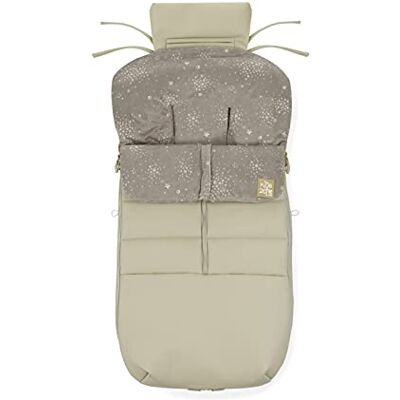 Jane JanÈ Sacco per Passeggino Nest Plus, Pelle Ecologica, Interno in Pile, Impermeabile, Universale, con Cerniera Jane JanÈ Sacco per Passeggino Nest Plus, Pelle Ecologica, Interno in Pile, Impermeabile, Universale, con Cerniera