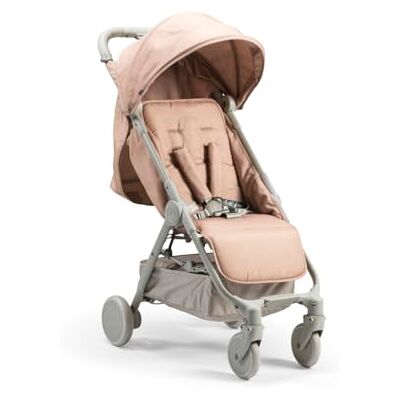 Elodie Details Mondo Stroller® Passeggino Leggero da 0 mesi fino 22 kg Posizione completamente reclinabile, Chiusura e Sterzata una Mano, Bagaglio a Mano Passeggino da Viaggio Blushing Pink Elodie Details Mondo Stroller® Passeggino Leggero da 0 mesi fino 22 kg Posizione completamente reclinabile, Chiusura e Sterzata una Mano, Bagaglio a Mano Passeggino da Viaggio Blushing Pink