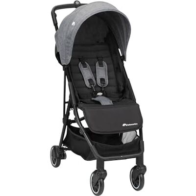 Bebeconfort Teeny 3D Passeggino Ultraleggero e Compatto, 6 kg, Pieghevole e Reclinabile, Posizione Nanna per Neonati, Portata 22 kg, Black Chic, Nera Bebeconfort Teeny 3D Passeggino Ultraleggero e Compatto, 6 kg, Pieghevole e Reclinabile, Posizione Nanna per Neonati, Portata 22 kg, Black Chic, Nera