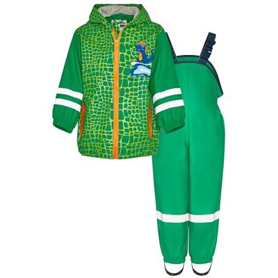 Playshoes Tuta impermeabile in due pezzi, dinosauro, 80 Playshoes Tuta impermeabile in due pezzi, dinosauro, 80