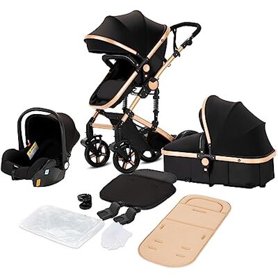 Magic ZC Passeggini Compatti Carrozzine Passeggino 3 in 1 Triciclo Girello Passeggino Alto Paesaggio Passeggini Pieghevoli Carrello per Bambini Carrozzina per Bambini 0-36 Mesi (black gold 588 new) Magic ZC Passeggini Compatti Carrozzine Passeggino 3 in 1 Triciclo Girello Passeggino Alto Paesaggio Passeggini Pieghevoli Carrello per Bambini Carrozzina per Bambini 0-36 Mesi (black gold 588 new)