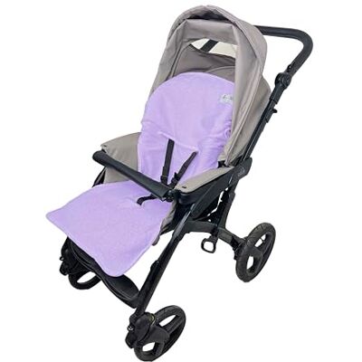 ANDY & HELEN ® 9002 Copri Passeggino Spugna di Cotone 100% Copriseduta Universale, Antiallergico per Bambino e Neonato Made in Italy (Lilla) ANDY & HELEN ® 9002 Copri Passeggino Spugna di Cotone 100% Copriseduta Universale, Antiallergico per Bambino e Neonato Made in Italy (Lilla)