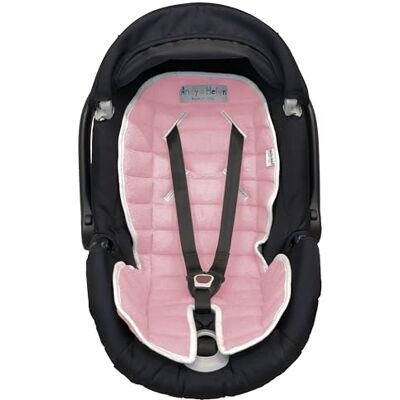 ANDY & HELEN ® Copri seduta imbottita universale per passeggino, seggiolone auto e ovetto, multiuso, Rosa ANDY & HELEN ® Copri seduta imbottita universale per passeggino, seggiolone auto e ovetto, multiuso, Rosa
