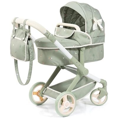 Bayer Design Xeo Carrozzina per bambole con borsa Passeggino con manubrio regolabile in altezza e girevole Bayer Design Xeo Carrozzina per bambole con borsa Passeggino con manubrio regolabile in altezza e girevole