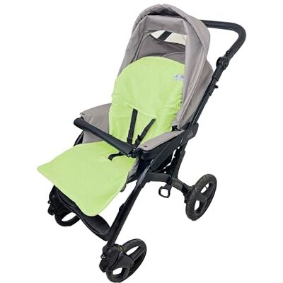 ANDY & HELEN Copri Passeggino Spugna di Cotone 100% Copriseduta Universale, Antiallergico per Bambino e Neonato Made in Italy (Verde) ANDY & HELEN Copri Passeggino Spugna di Cotone 100% Copriseduta Universale, Antiallergico per Bambino e Neonato Made in Italy (Verde)