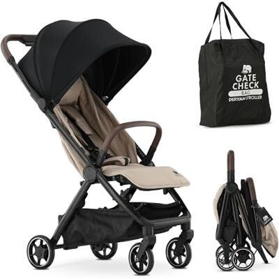 Deryan Passeggino da viaggio Air, leggero e compatto, Dimensioni bagaglio a mano, Passeggino pieghevole con funzione sdraiata, Pieghevole con una sola mano, Da 6 mesi a 4 anni (Torrone) Deryan Passeggino da viaggio Air, leggero e compatto, Dimensioni bagaglio a mano, Passeggino pieghevole con funzione sdraiata, Pieghevole con una sola mano, Da 6 mesi a 4 anni (Torrone)