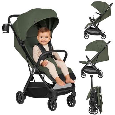 lionelo Passeggino Leggero da Viaggio BESS per Bambini da 6 mesi fino a 22 kg /4 anni Ultracompatto, Auto‑Folding, Ruote PU 360° Ammortizzate, Schienale Reclinabile con Posizione nanna, Cappottina XXL lionelo Passeggino Leggero da Viaggio BESS per Bambini da 6 mesi fino a 22 kg /4 anni Ultracompatto, Auto‑Folding, Ruote PU 360° Ammortizzate, Schienale Reclinabile con Posizione nanna, Cappottina XXL