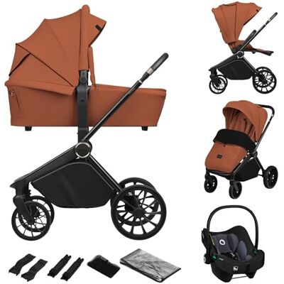 Passeggino 3 in 1 LIONELO Mika Plus - Tutti i terreni, 40-87cm Passeggino 3 in 1 LIONELO Mika Plus - Tutti i terreni, 40-87cm
