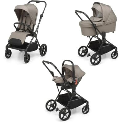 Foppapedretti Spritz I-Size, Sistema Modulare Combinato per Bambini, Navicella Passeggino e Seggiolino auto I-Size, Vanilla Foppapedretti Spritz I-Size, Sistema Modulare Combinato per Bambini, Navicella Passeggino e Seggiolino auto I-Size, Vanilla