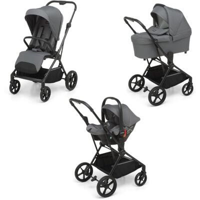 Foppapedretti Spritz I-Size, Sistema Modulare Combinato per Bambini, Navicella Passeggino e Seggiolino auto I-Size, Titanium Foppapedretti Spritz I-Size, Sistema Modulare Combinato per Bambini, Navicella Passeggino e Seggiolino auto I-Size, Titanium