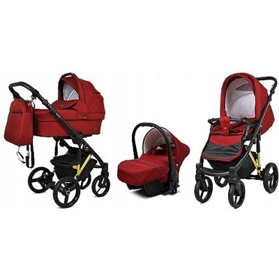 Babylux ® Bambini Passeggino Completo Set 3 in 1 UZO incl. Navicella, Canna, Seggiolino Auto Carrozzina Neonati Sistema Combinato con Borsa fasciatoio, Copertura antipioggia ecc. Babylux ® Bambini Passeggino Completo Set 3 in 1 UZO incl. Navicella, Canna, Seggiolino Auto Carrozzina Neonati Sistema Combinato con Borsa fasciatoio, Copertura antipioggia ecc.
