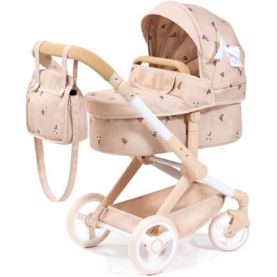 Bayer Design Xeo Carrozzina per bambole con borsa Passeggino con manubrio regolabile in altezza e girevole, trasformabile Bayer Design Xeo Carrozzina per bambole con borsa Passeggino con manubrio regolabile in altezza e girevole, trasformabile