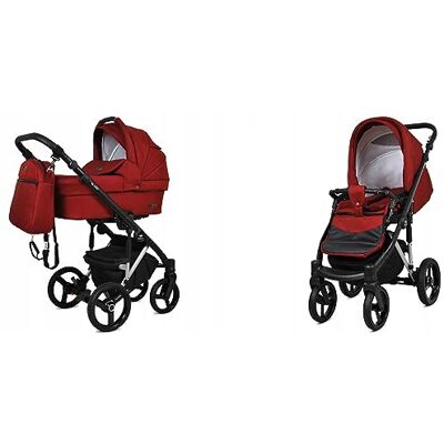 Babylux ® Bambini Passeggino Completo Set 2 in 1 UZO incl. Navicella, Canna Carrozzina Neonati Sistema Combinato Borsa fasciatoio, Copertura antipioggia, Zanzariera ecc. Babylux ® Bambini Passeggino Completo Set 2 in 1 UZO incl. Navicella, Canna Carrozzina Neonati Sistema Combinato Borsa fasciatoio, Copertura antipioggia, Zanzariera ecc.