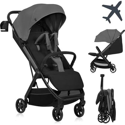 lionelo Julie Air Passeggino Fino a 22 kg da 6 m a 4 anni Per Aereo Ruote Girevoli 360° Sospensione Pieghevole con Una Sola Mano Schienale Regolabile Tettuccio UPF50+, Leggero lionelo Julie Air Passeggino Fino a 22 kg da 6 m a 4 anni Per Aereo Ruote Girevoli 360° Sospensione Pieghevole con Una Sola Mano Schienale Regolabile Tettuccio UPF50+, Leggero
