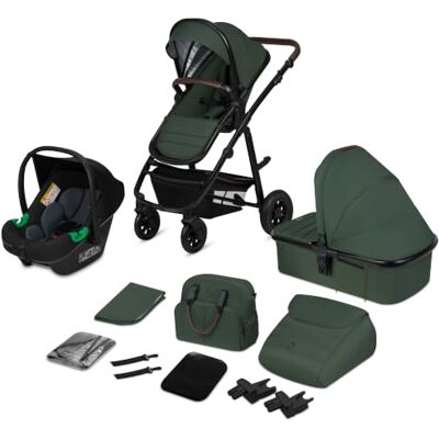 lionelo Amber Passeggino Trio 3 in 1 da 0 a 48 Mesi fino a 22 kg Set Passeggino + Navicella + Ovetto per Neonati e Bambini, Regolabile e Pieghevole, Ruote Grandi, Cappottina XXL lionelo Amber Passeggino Trio 3 in 1 da 0 a 48 Mesi fino a 22 kg Set Passeggino + Navicella + Ovetto per Neonati e Bambini, Regolabile e Pieghevole, Ruote Grandi, Cappottina XXL