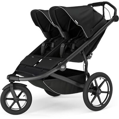 Thule Urban Glide 3 Double Doppio Tutti I Terreni Passeggino Black, One-Size Thule Urban Glide 3 Double Doppio Tutti I Terreni Passeggino Black, One-Size