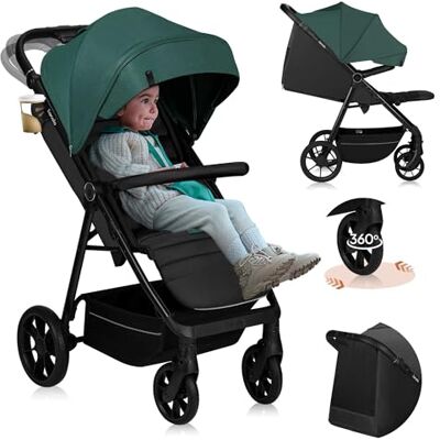 lionelo Passeggino compatto e laggero MIRA per bambini da 6 mesi a 4 anni/ 22 kg, Ruote girevoli a 360° Sospensione completa, Schienale e Poggiapiedi regolabili, Capottina XXL UPF50+, Ampio cestino lionelo Passeggino compatto e laggero MIRA per bambini da 6 mesi a 4 anni/ 22 kg, Ruote girevoli a 360° Sospensione completa, Schienale e Poggiapiedi regolabili, Capottina XXL UPF50+, Ampio cestino