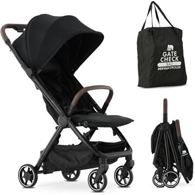 Deryan Passeggino da viaggio Air, leggero e compatto, Dimensioni bagaglio a mano, Passeggino pieghevole con funzione sdraiata, Pieghevole con una sola mano, Da 6 mesi a 4 anni (Nero) Deryan Passeggino da viaggio Air, leggero e compatto, Dimensioni bagaglio a mano, Passeggino pieghevole con funzione sdraiata, Pieghevole con una sola mano, Da 6 mesi a 4 anni (Nero)