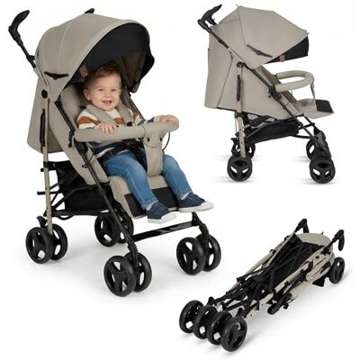 lionelo IRMA Passeggino Leggero, Compatto e Pieghevole, Schienale Reclinabile 4 Posizioni con Sdraiata, Cinture a 5 Punti, Cappottina XXL, Ruote EVA 15 cm Ammortizzate, Cesta, fino a 15 kg 6-36 mesi lionelo IRMA Passeggino Leggero, Compatto e Pieghevole, Schienale Reclinabile 4 Posizioni con Sdraiata, Cinture a 5 Punti, Cappottina XXL, Ruote EVA 15 cm Ammortizzate, Cesta, fino a 15 kg 6-36 mesi