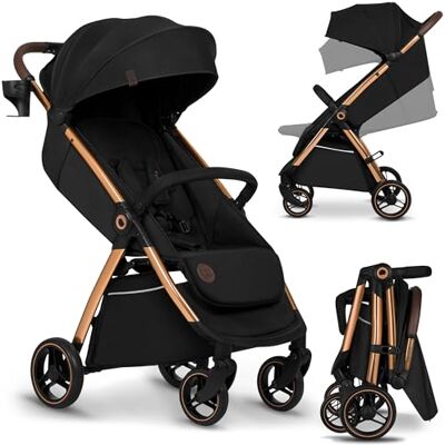lionelo Ingrid Passeggino leggero e compatto da 6 mesi a 22 kg, passeggino pieghevole automatico con sedile reclinabile, sospensione completa, ruote in EVA girevoli a 360°, tendalino XXL, passeggino lionelo Ingrid Passeggino leggero e compatto da 6 mesi a 22 kg, passeggino pieghevole automatico con sedile reclinabile, sospensione completa, ruote in EVA girevoli a 360°, tendalino XXL, passeggino