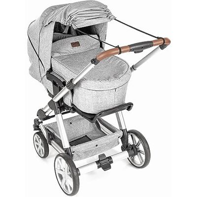 Reer ShineSafe Parasole per passeggino, vari modelli, colore: Nero/Grigio Reer ShineSafe Parasole per passeggino, vari modelli, colore: Nero/Grigio