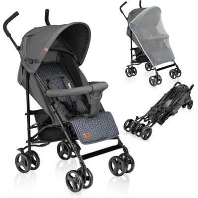 lionelo ELIA Passeggino leggero da 6 mesi a 3 anni, compatto e pieghevole, con parasole XXL, imbracatura di sicurezza a 5 punti, ruote ammortizzanti e grande cestino per la spesa lionelo ELIA Passeggino leggero da 6 mesi a 3 anni, compatto e pieghevole, con parasole XXL, imbracatura di sicurezza a 5 punti, ruote ammortizzanti e grande cestino per la spesa