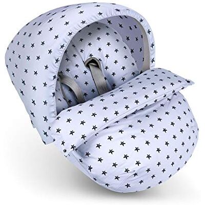 Interbaby Amazon, Sacco Stelle per sedia gruppo 0, di colore blu Interbaby Amazon, Sacco Stelle per sedia gruppo 0, di colore blu