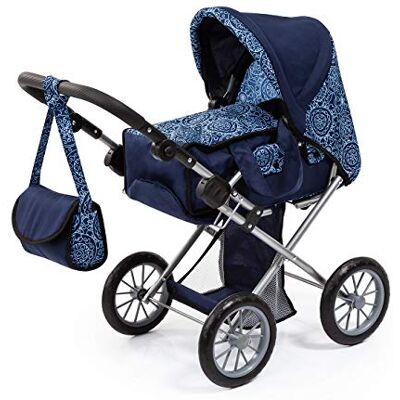 Bayer Design Carrozzina per Bambole, Passeggino per Bambole, pieghevole, regolabile in Altezza, convertibile con borsa Bayer Design Carrozzina per Bambole, Passeggino per Bambole, pieghevole, regolabile in Altezza, convertibile con borsa