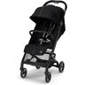 Cybex Gold Passeggino Beezy con Cintura One-Pull, Per Bambini dalla Nascita Fino a 4 Anni (Max. 22 kg), Compatto e Ergonomico, Moon Black (Nero)