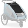 Hauck Bike Trailer Sunshade Tendina Parasole per Rimorchio Bici Bambini DRYK DUO, con Protezione UPF 50 +, Veloce da Installare e Regolabile in Altezza Nero