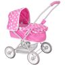 Dolly Tots Carrozzina  Cutie   Passeggino per bambini con grembiule rimovibile e cappuccio regolabile   Sistema da viaggio pieghevole leggero con borsa abbinata   3+