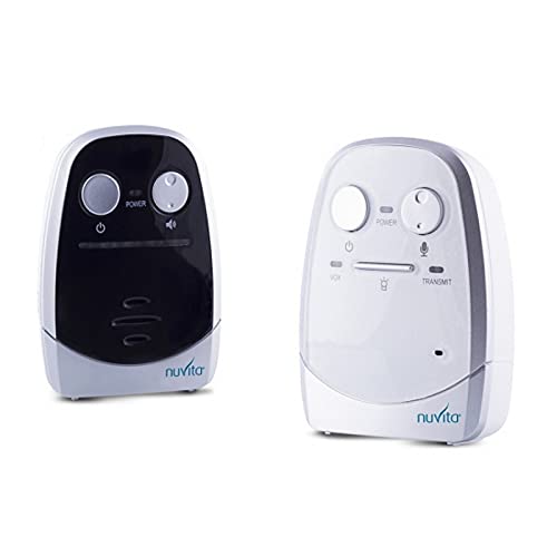 Nuvita 3013 Planet Baby Monitor Audio Digitale Tecnologia Green TULE – Allarme con Basso Livello di Emissione Onde – Carica USB – Raggio di 600 metri – Design Italiano