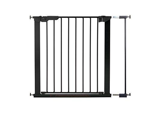 BabyDan Baby Dan Premier  Griglia di protezione per porta/scale, da agganciare, 73,5-86,5 cm, colore: Nero