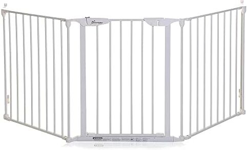 Dreambaby G2022BB, Cancelletto di Sicurezza Regolabile Newport Adapta-Gate, Bianco, 85.5-210 cm