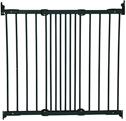 BabyDan Safety Gate Flexi Fit metal Black 67-105,5 cm (55116-2600-10)