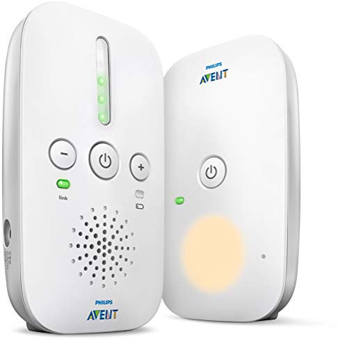 Philips AVENT  Baby monitor con tecnologia DECT a 120 canali, 300 m, 50 m, 300 m, bianco