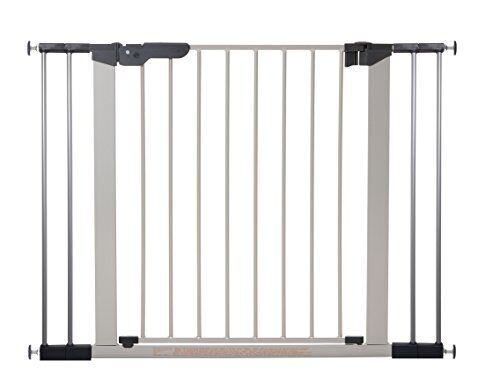 BabyDan Premier, protezioni delle porte / cancello per serraggio, 99-106,3 cm, prodotto in Danimarca + omologato TÜV / GS, colore: argento / nero
