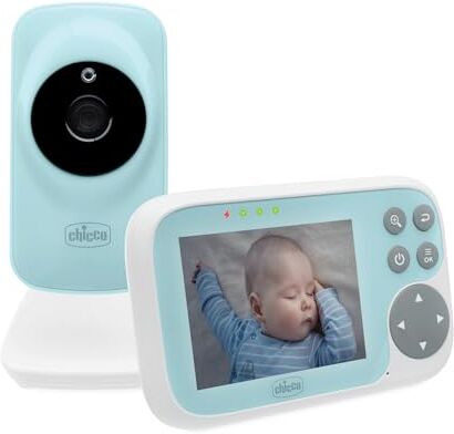 Chicco Baby Monitor Video Start, con Schermo a Colori 3.2 pollici, Portata 200 m, Visione Notturna Infrarossi, Funzione Smart Eco Mode, Batteria Ricaricabile