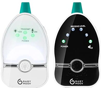 Babymoov Easy Care Babyphone Audio e Luce Notturna, 500 m