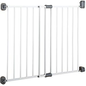 roba Cancelletto di Sicurezza per Porta "Easy Step", in Metallo, Extra Alto, Larghezza Variabile 60-97 cm, Bianco roba Cancelletto di Sicurezza per Porta "Easy Step", in Metallo, Extra Alto, Larghezza Variabile 60-97 cm, Bianco